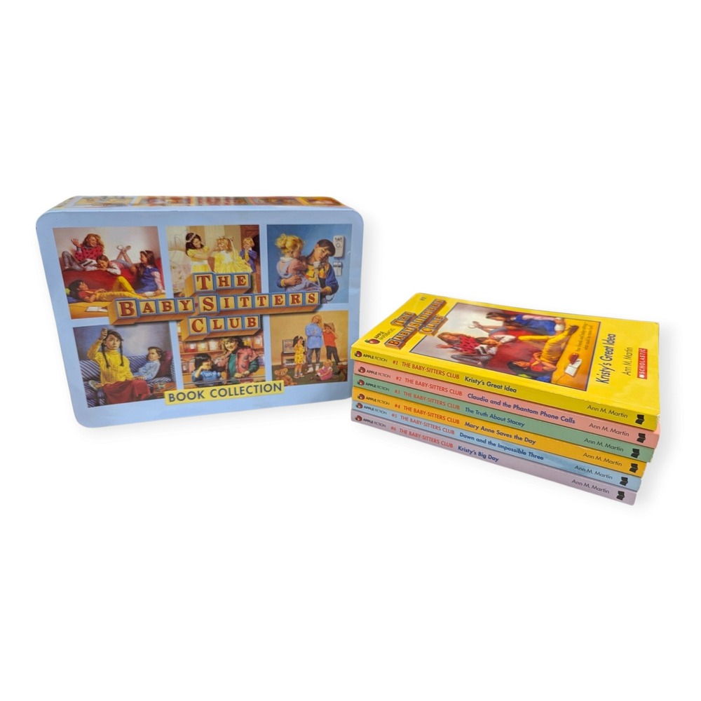 The Baby-Sitters Club Book Collection Tin Set Books 1-6 Ann M Martin Scholastic